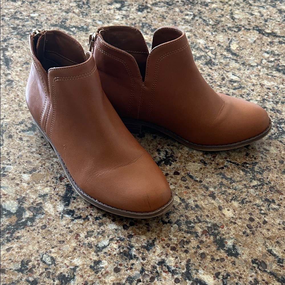 Nina Girls' Olympia Zipper Closure Ankle Boots